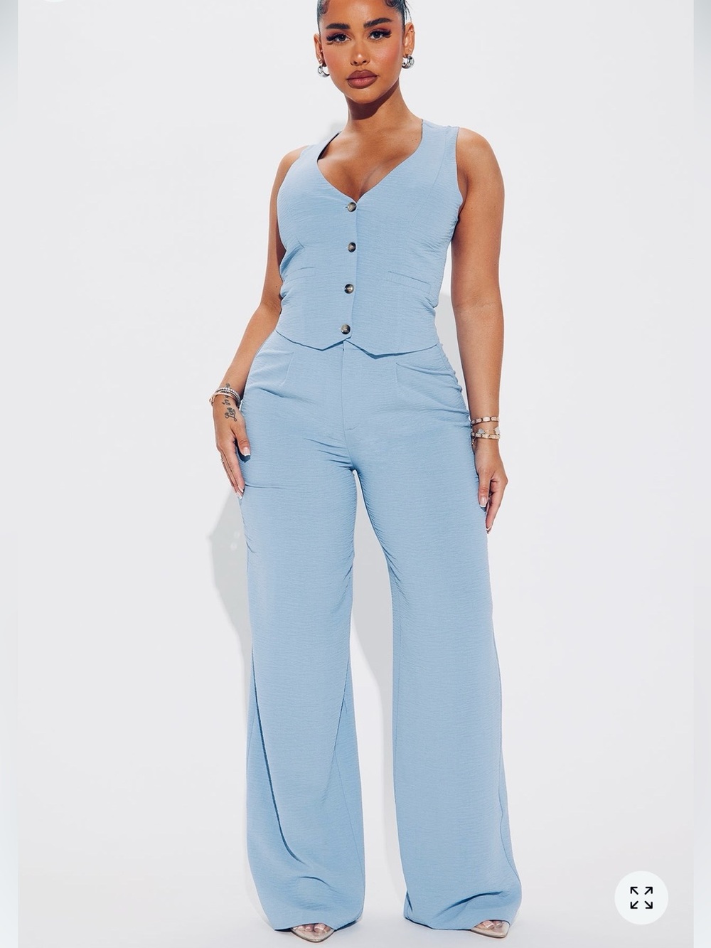 Matching vest and pants
